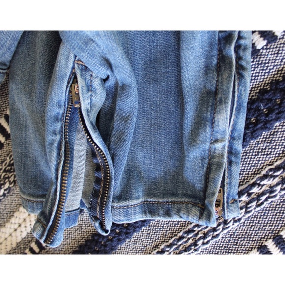 Pistola Tory Split Hem Zipped Ankle Skinny Jeans 28 6 - Picture 8 of 11